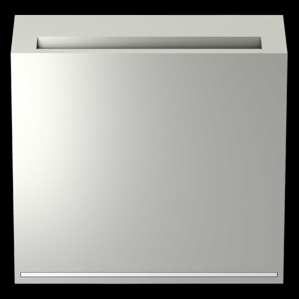 Накладка для выключателя карточного, S70 (сталь) Voltum VLS002605