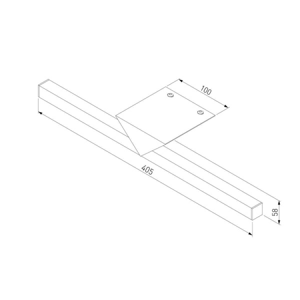 Настенный светодиодный светильник Elektrostandard Delta 40115/LED a058169 Настенный светодиодный светильник Elektrostandard Delta 40115/LED a058169