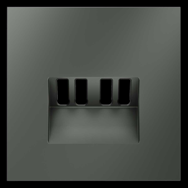 Накладка для розетки акустической 4-местной , S70 (титан) Voltum VLS001506