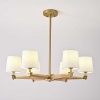 Подвесная люстра Imperium Loft Jorgenson D85 White/Light Wood 203575-26