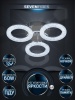 Потолочная светодиодная люстра Seven Fires Ronni WD7506/3C-CR