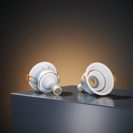 Встраиваемый светодиодный светильник Elektrostandard Punto 25016/01 белый a065470