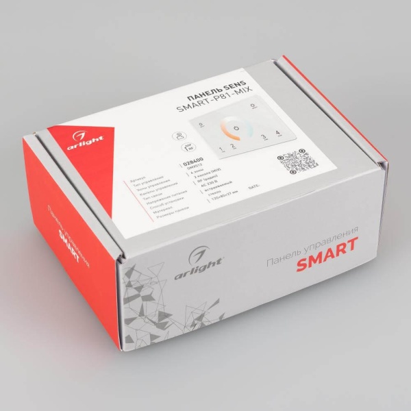 Панель управления Arlight Sens Smart-P81-Mix White 028400 Панель управления Arlight Sens Smart-P81-Mix White 028400