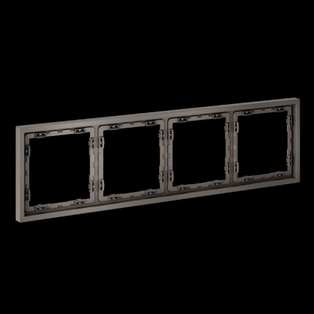 Рамка пластиковая S70 на 4 пост, (капучино) Voltum VLS100414