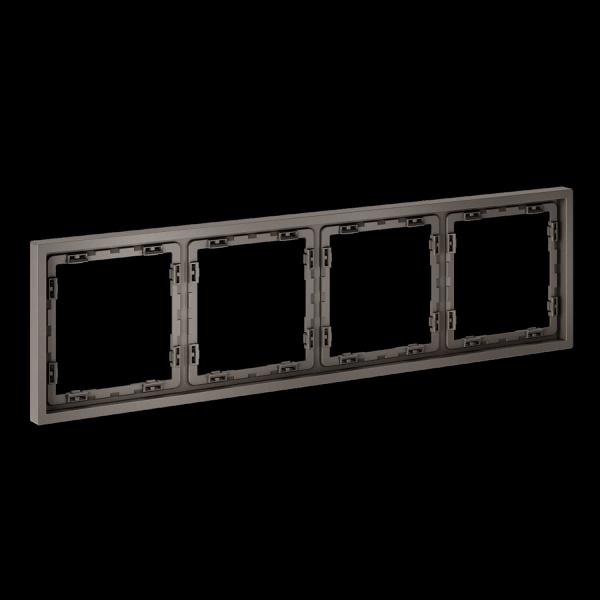 Рамка пластиковая S70 на 4 пост, (капучино) Voltum VLS100414
