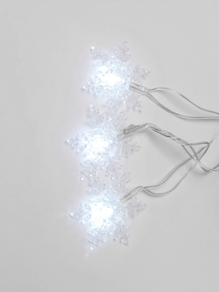 Светодиодная гирлянда Uniel сакура 220V белый ULD-S0700-050/DTA White IP20 SNOWFLAKES-1 07930