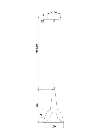 Подвесной светильник Freya FR8009PL-01GB