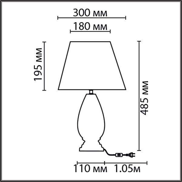 Настольная лампа Lumion Classi Sharlin 8219/1T