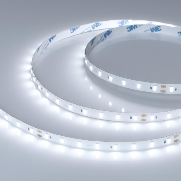 Светодиодная лента Arlight 14,4W/m 64LED/m 5630SMD холодный белый 5M Ultra-C64-10mm 24V White6000 037457