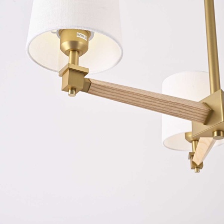 Подвесная люстра Imperium Loft Jorgenson D70 White/Light Wood 203578-26