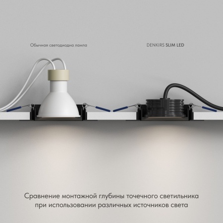 Светодиодный модуль Denkirs Slim Led DK4000-7W-BK
