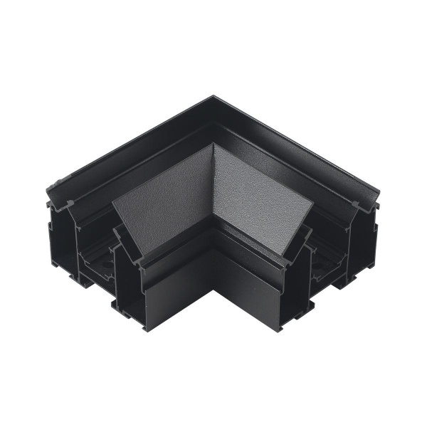 Угол соединительный для встраиваемого магнитного трека в натяжной ПВХ потолок Crystal Lux Space CLT 0.234 01 BL