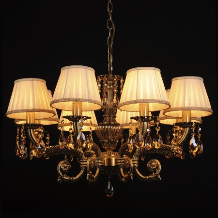 Подвесная люстра Abrasax Sylvia L.8110-8BR Cristal-Shade
