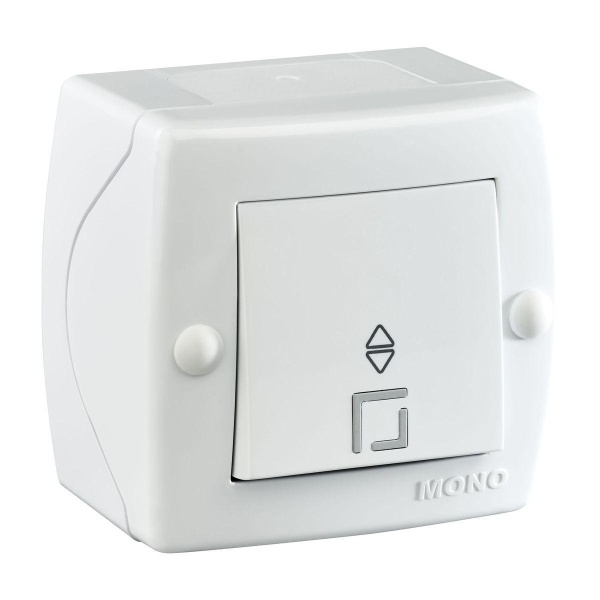 Выключатель Mono Electric Octans IP20 одноклавишный проходной белый 104-010101-109 Выключатель Mono Electric Octans IP20 одноклавишный проходной белый 104-010101-109