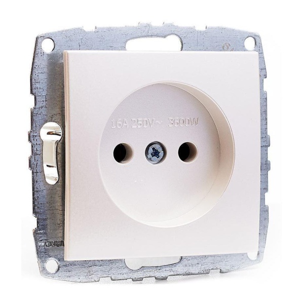 Розетка 2К Mono Electric Despina/ Larissa 16A 250V винтовое подключение жемчуг 500-002522-116 Розетка 2К Mono Electric Despina/ Larissa 16A 250V винтовое подключение жемчуг 500-002522-116