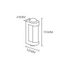 Уличный настенный светодиодный светильник Escada 30006W/01LED