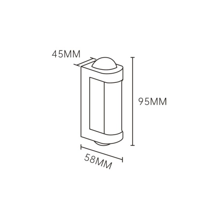 Уличный настенный светодиодный светильник Escada 30006W/01LED
