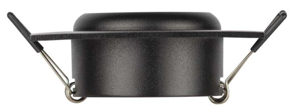 Светильник встраиваемый алюминиевый ЭРА KL110 BK под лампу MR16 GU5.3 черный матовый Б0061530