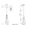 Подвесной светильник Lumien Hall Карру LH4117/1P-BK