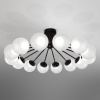 Потолочная люстра Eurosvet Vinter 201057 LED черный a072623