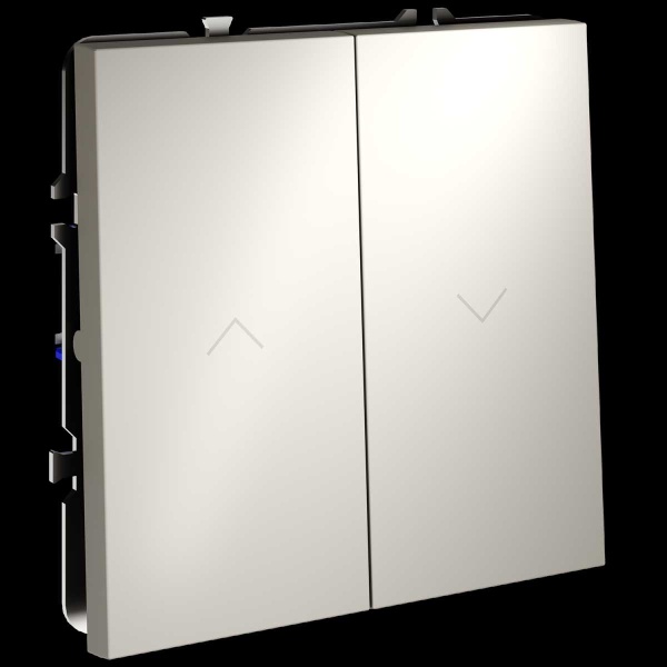 Выключатель встраиваемый Voltum S70 для жалюзи 10А кашемир VLS020703