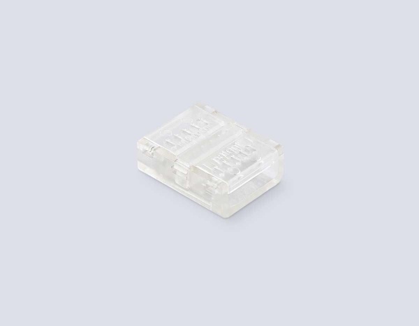Соединитель прямой AMBRELLA LIGHT ILLUMINATION COB 12/24V для лент 12mm (2 конт.) (10шт. в комплекте) GS6362