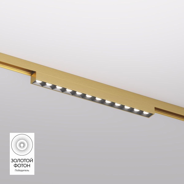 Трековый светодиодный светильник Denkirs Shine Grill DK5771-SB