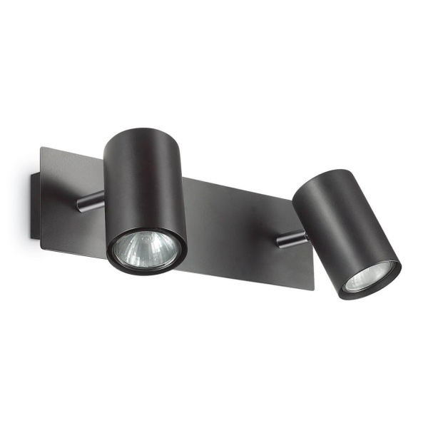 Спот Ideal Lux Spot AP2 Nero 156743 Спот Ideal Lux Spot AP2 Nero 156743