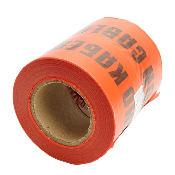 Лента сигнальная, 100 п.м.*150 мм*100 мкм, Stekker красный/черный INTP10-150-100 50298