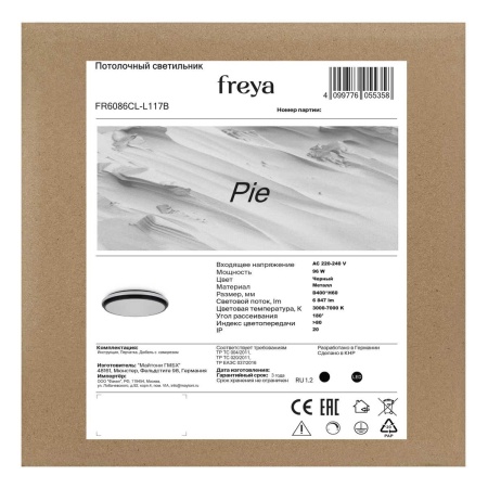 Потолочный светильник Freya Пирог / Pie FR6086CL-L117B