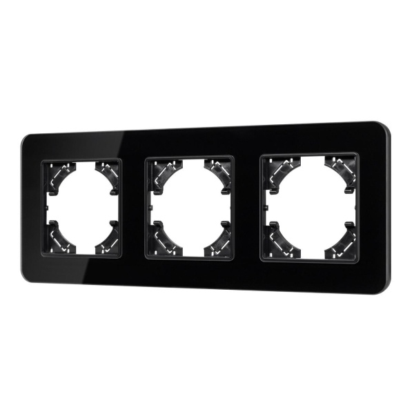 Рамка стеклянная FRM-OMALI-GS-3-BK Arlight 049697