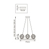 Люстра подвесная Acrile G9 Lightstar 737033