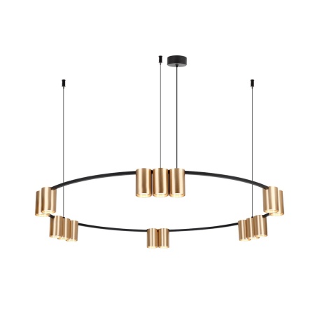 Подвесная люстра Denkirs Orbit DK4067-BK+SG