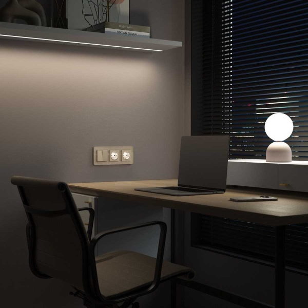 Розетка с подсветкой Werkel айвори a069610