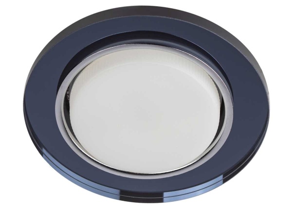 Светильник встраиваемый cо светодиодной подсветкой ЭРА DK LD51 BK под лампу GX53 черный Б0057468