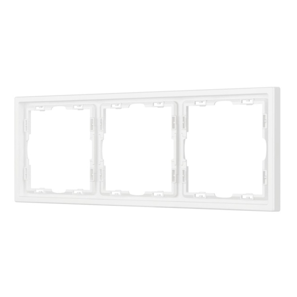 Рамка пластиковая Arlight FRM-NOBE-SFPL-3-WH 054219