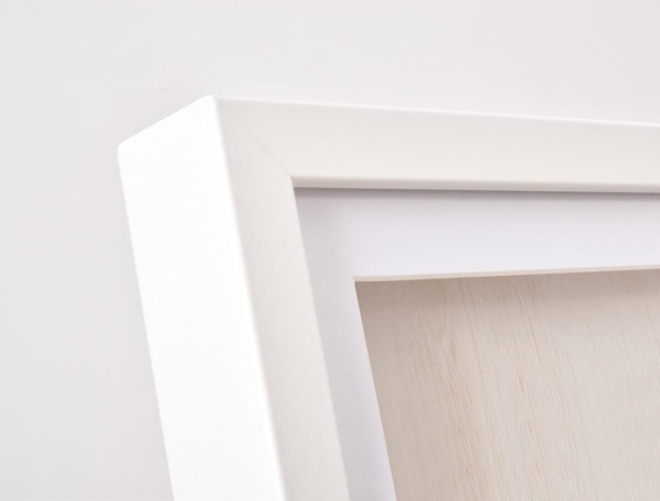 Фоторамка Innova PI09910 Ф/рамка 30*30cm Shadow Box White (окно 25*25см), белый, МДФ (6/240) Б0046305