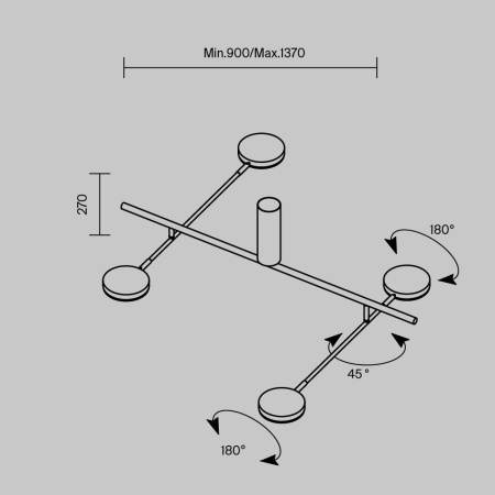 Потолочный светильник Maytoni Fad MOD070CL-L30W3K