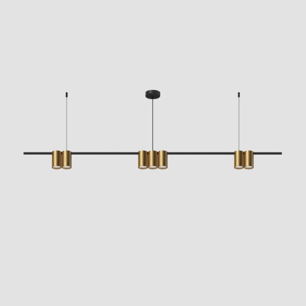 Подвесная люстра Denkirs Orbit DK4063-BK+SG