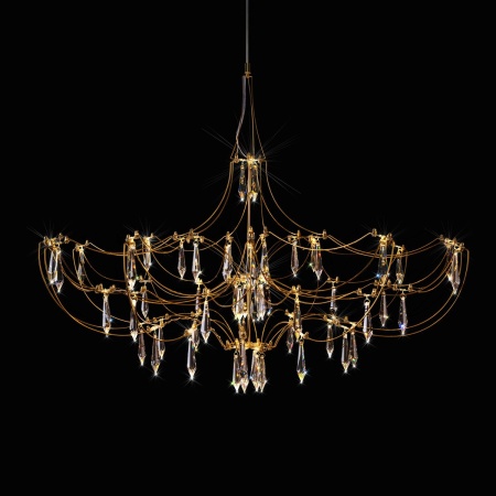 Подвесная люстра Loft IT Mira 10589/900 Gold Asfour