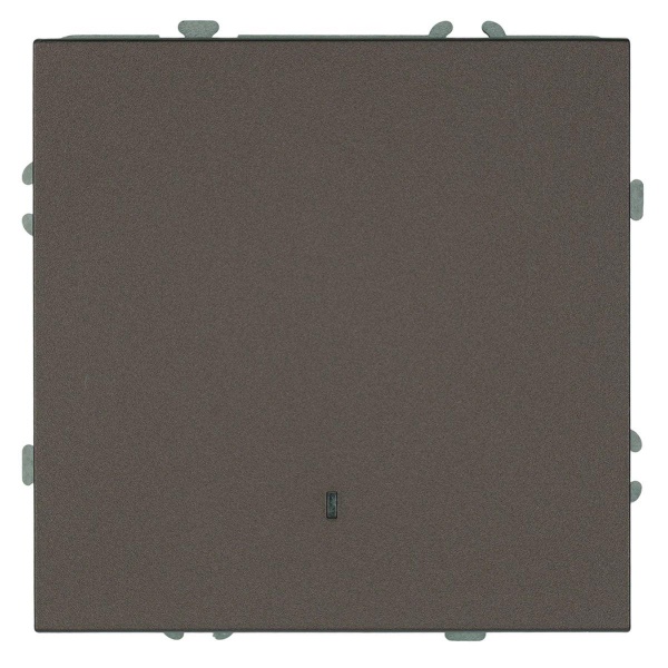 Выключатель 1-клавишный c индикатором (механизм), Stekker, 250В, 10А Эмили, RSW10-5101-09, антрацит, soft touch 49915