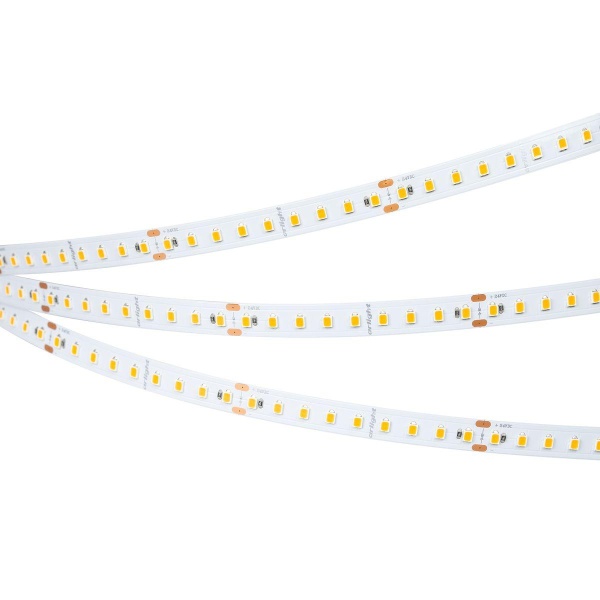 Светодиодная лента Arlight 8W/m 126Led/m 2835SMD теплый белый 5M UL-A126-10mm 24V Warm2700 044498