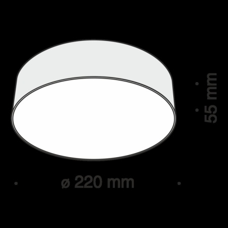 Потолочный светодиодный светильник Maytoni Technical Zon C032CL-L32W4K