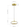 Подвесной светодиодный светильник ST Luce Frittela SL6239.203.01
