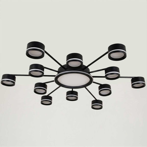 Потолочная люстра Reluce 20590-0.3-6+6+1 Black