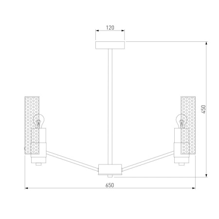 Потолочная люстра Eurosvet Grino 70139/6 никель