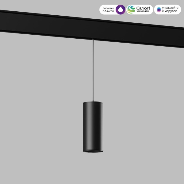 Подвесной трековый светодиодный светильник Elektrostandard (Умный дом) Slim Magnetic Dim Amend 85073/01 черный a063534