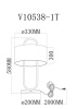 Лампа настольная Moderli Palma V11599-1T