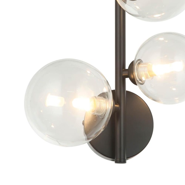 Бра Lumien Hall Lovrenc LH4125/3W-BK-CL Бра Lumien Hall Lovrenc LH4125/3W-BK-CL