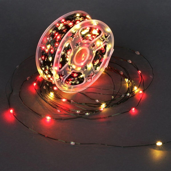 Cветодиодная гирлянда Sneha Роса 5V разноцветный настраиваемый контроллером A-929 MIX